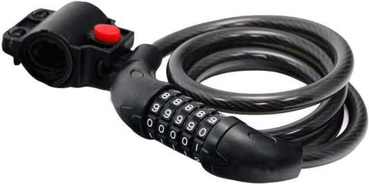 5 Digit Combination Cable Lock for Bicycles/E-Scooters