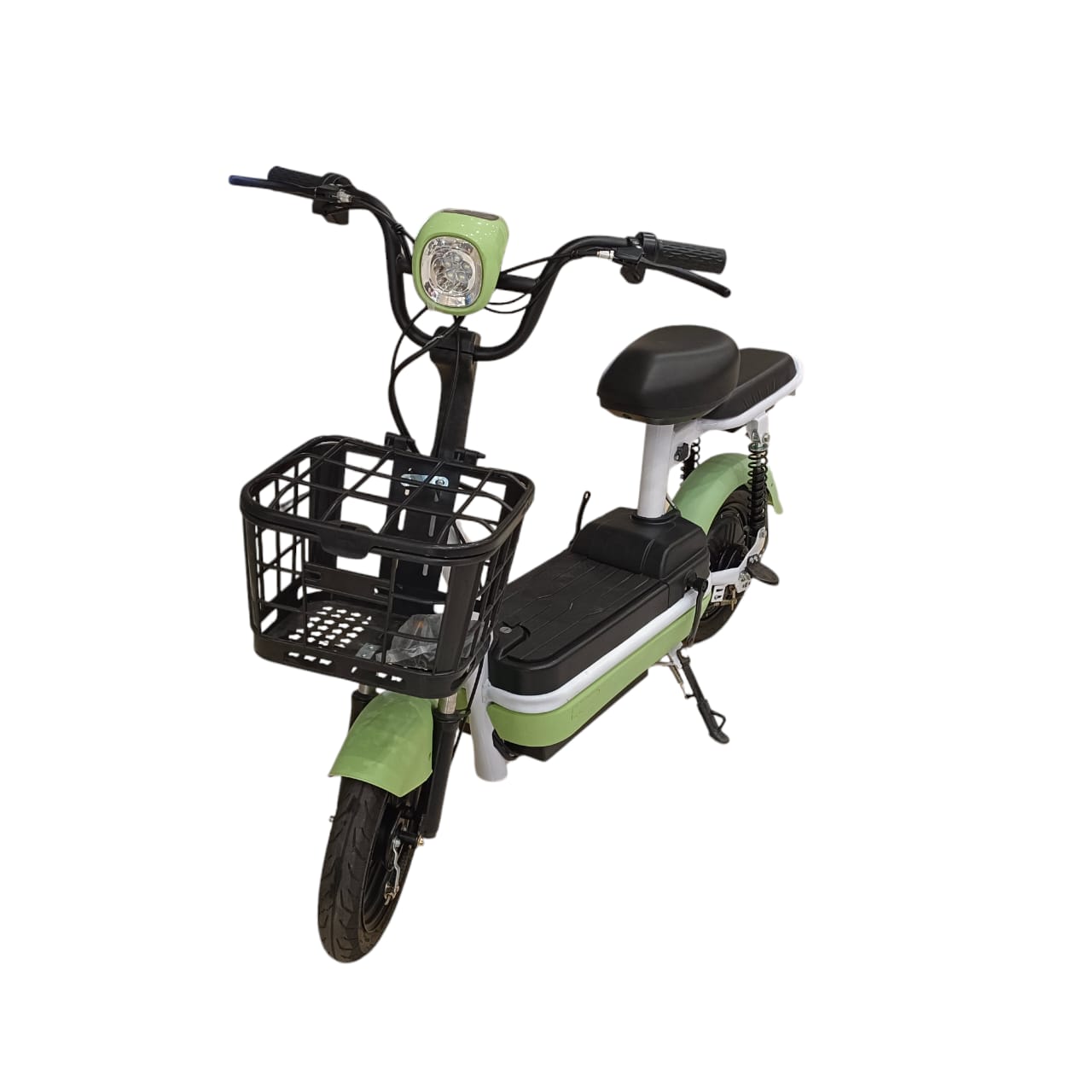 W4 Two Seater Pedal Assisted E-Bike with Front Basket