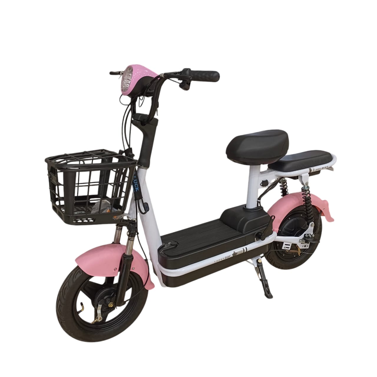 W4 Two Seater Pedal Assisted E-Bike with Front Basket