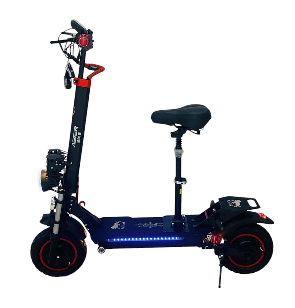 Q5 PRO Double Motor Big Size E-Scooter with Big Suspension & Lights-GIGILHUB