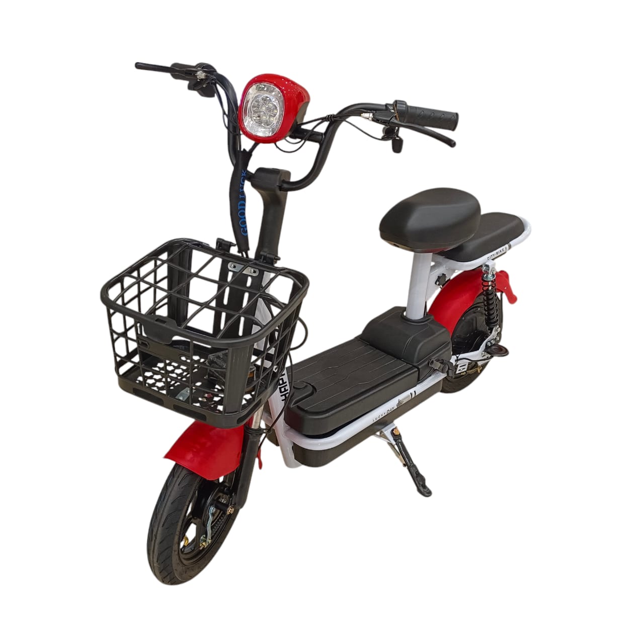 W4 Two Seater Pedal Assisted E-Bike with Front Basket