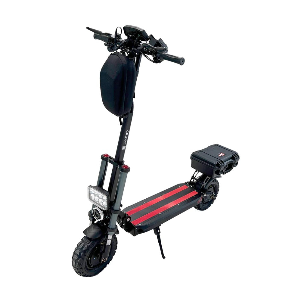 V18 Dual Drive 3000w E-Scooter With Bluetooth Speakers, Anti Theft Alarm (Red)