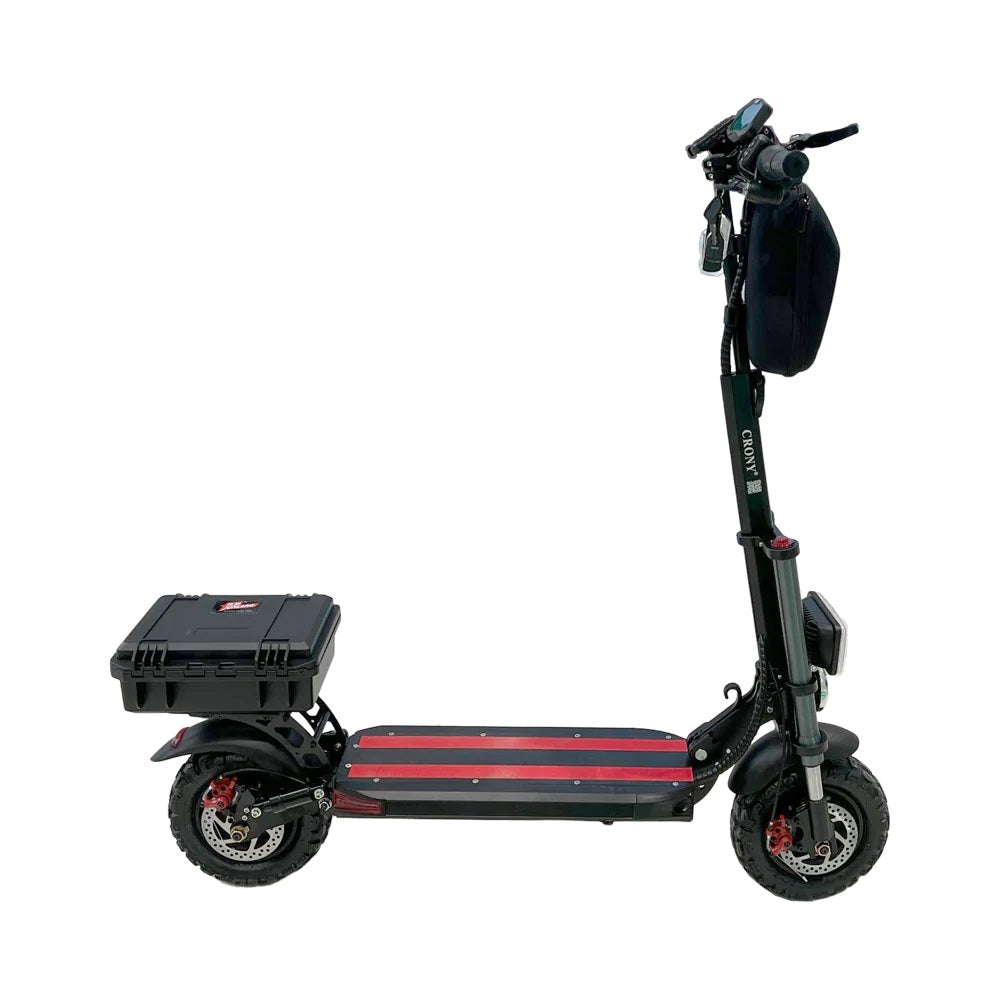 V18 Dual Drive 3000w E-Scooter With Bluetooth Speakers, Anti Theft Alarm (Red)