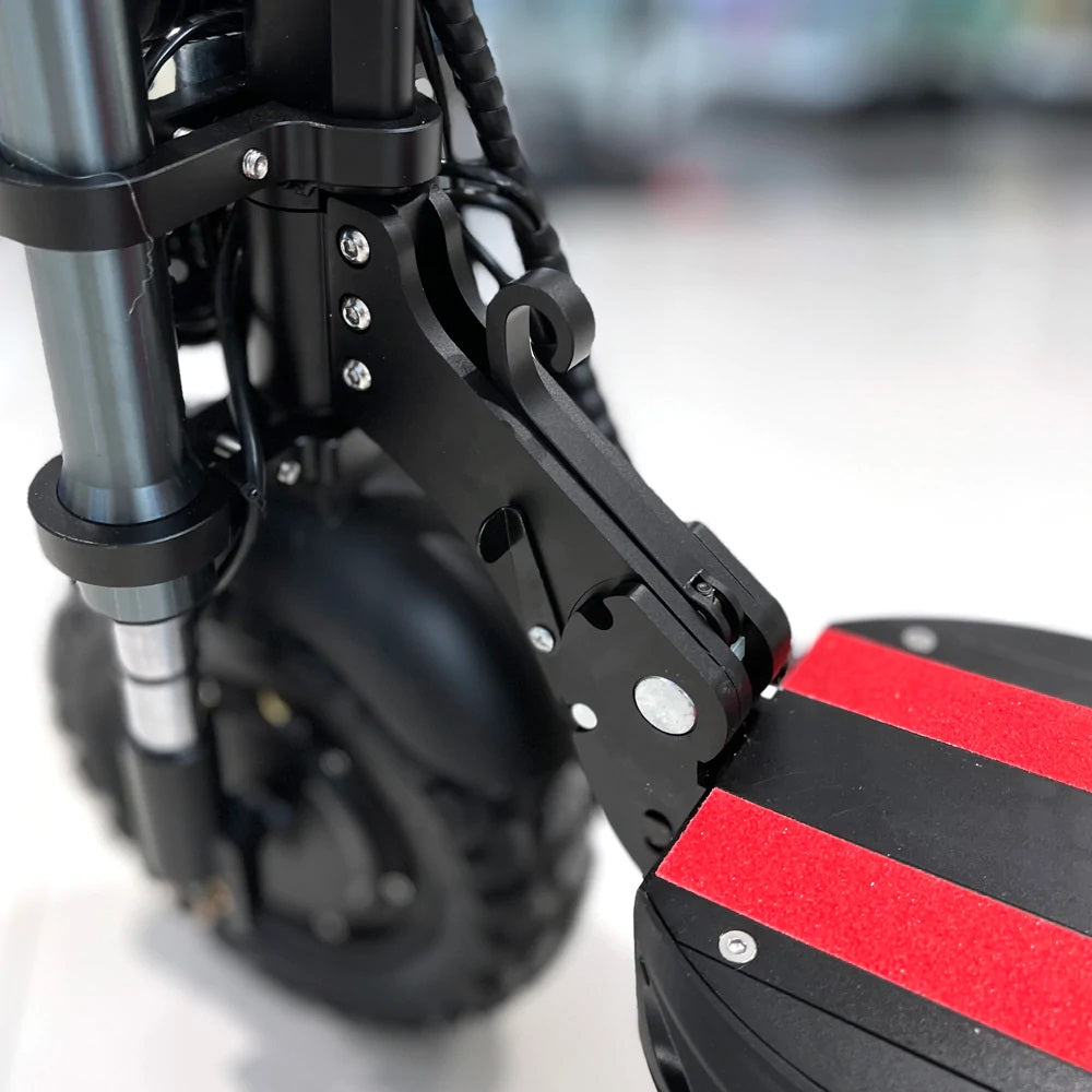 V18 Dual Drive 3000w E-Scooter With Bluetooth Speakers, Anti Theft Alarm (Red)