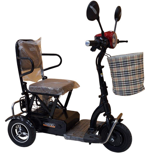 Tri-Wheels 500w Foldable E-Scooter with Convenience Bag